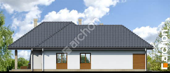 Боковой фасад Дом в гардениях вер.2