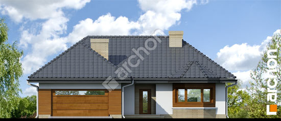 Передній фасад Будинок в гарденіях вер.2