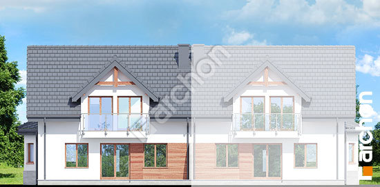 Дворовий фасад Будинок в клематисах 4 вер. 2