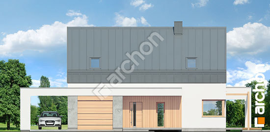 Передний фасад Дом в аурорах (Н)