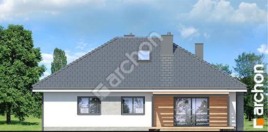 Дворовий фасад Будинок в герані 2 (Т)