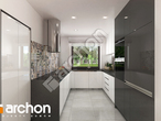 Проект дома ARCHON+ Дом в герани 2 (Т) визуализация кухни 1 вид 1