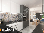 Проект дома ARCHON+ Дом в герани 2 (Т) визуализация кухни 1 вид 2