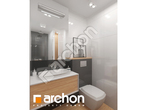 Проект дома ARCHON+ Дом в герани 2 (Т) визуализация ванной (визуализация 3 вид 1)