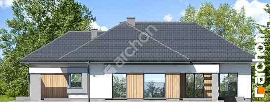 Боковой фасад Дом в зверобое 