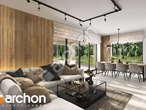 Проект будинку ARCHON+ Будинок у звіробої денна зона (візуалізація 1 від 5)