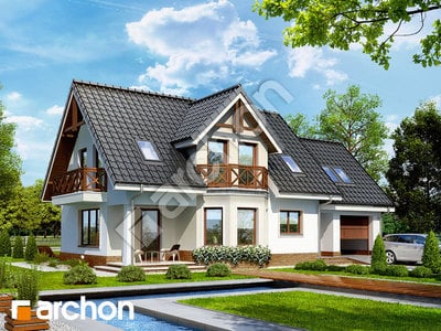 Проєкт будинку ARCHON+ Будинок в журавлині 2 вер.2 