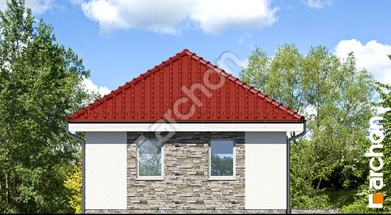 Бочний фасад Г25а - Двомісний гараж