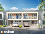 Проект дома ARCHON+ Дом в клематисах 24 (С) 