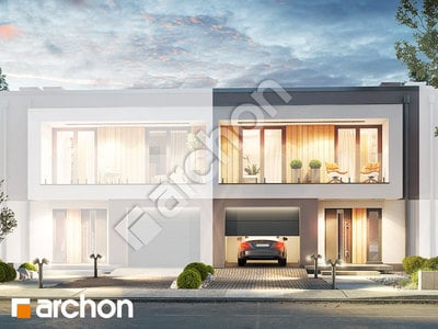 Проєкт будинку ARCHON+ Будинок в клематисах 24 (С) 