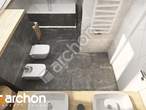 Проект дома ARCHON+ Дом в кортландах 4 (Г2) визуализация ванной (визуализация 3 вид 5)