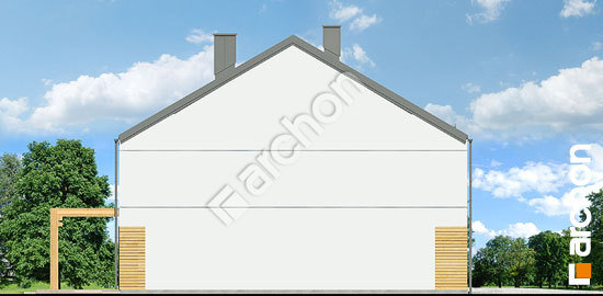 Боковой фасад Дом под гинко 12 (Г)