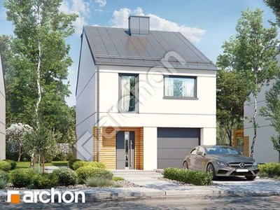 Проєкт будинку ARCHON+ Будинок під гінко 12 (Г) 