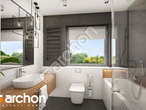Проект будинку ARCHON+ Будинок під агавами 2 (В) візуалізація ванни (візуалізація 3 від 2)