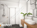 Проект будинку ARCHON+ Будинок під агавами 2 (В) візуалізація ванни (візуалізація 3 від 3)