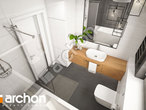 Проект будинку ARCHON+ Будинок під агавами 2 (В) візуалізація ванни (візуалізація 3 від 4)
