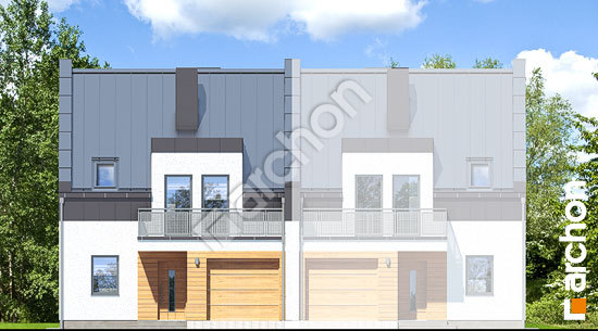 Передній фасад Будинок під агавами 2 (В)