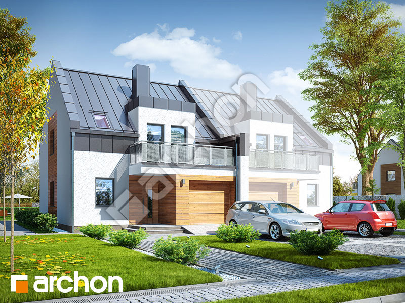 Проект будинку ARCHON+ Будинок під агавами 2 (В) Вид 1