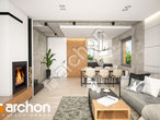 Проект дома ARCHON+ Дом под агавами 2 (В) дневная зона (визуализация 1 вид 1)