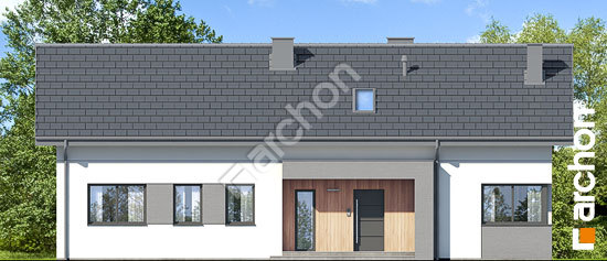 Передний фасад Дом в базилике 3