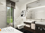 Проект дома ARCHON+ Дом в липенниках визуализация ванной (визуализация 3 вид 1)