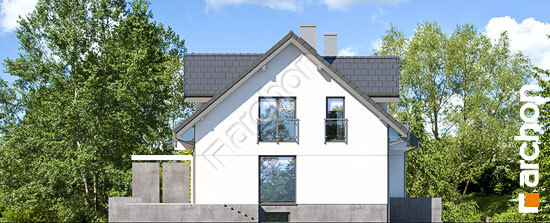 Бочний фасад Будинок в рододендронах 25 (ПБ)