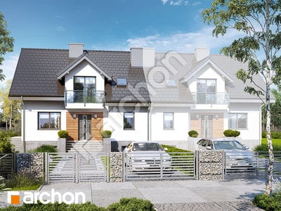 Проект дома ARCHON+ Дом в рододендронах 25 (ПБ) 