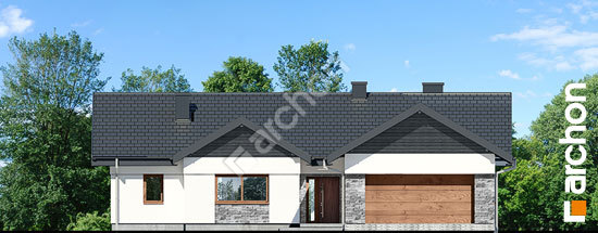 Передній фасад Будинок в навлоціях 4 (Г2)