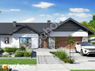 Проєкт будинку ARCHON+ Будинок в навлоціях 4 (Г2) 