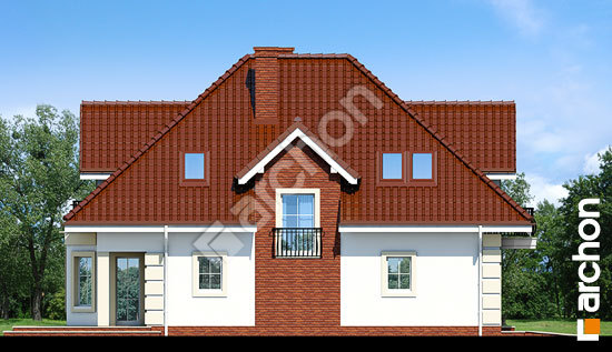 Боковой фасад Дом в боярышнике вер.2