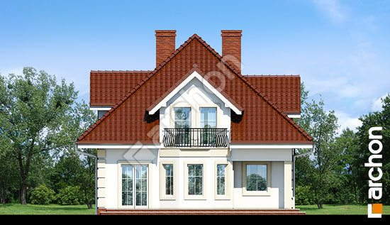 Дворовой фасад Дом в боярышнике вер.2