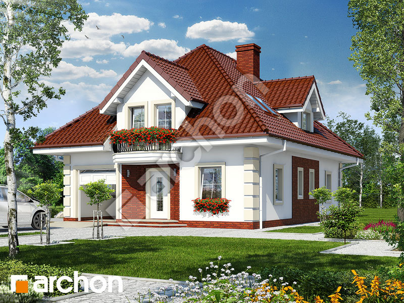 Проект будинку ARCHON+ Будинок в гліді вер.2 Вид 1