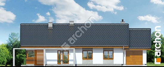 Передний фасад Дом в мекинтошах (Мп)