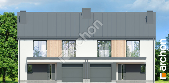 Передний фасад Дом в нарциссах 7 (Р2)