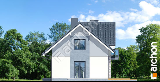 Бочний фасад Будинок в малинівці 5