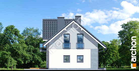 Боковой фасад Дом в малиновках 5