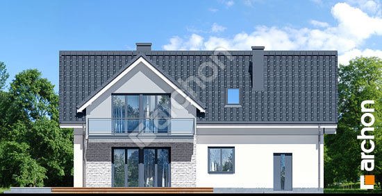 Дворовой фасад Дом в малиновках 5