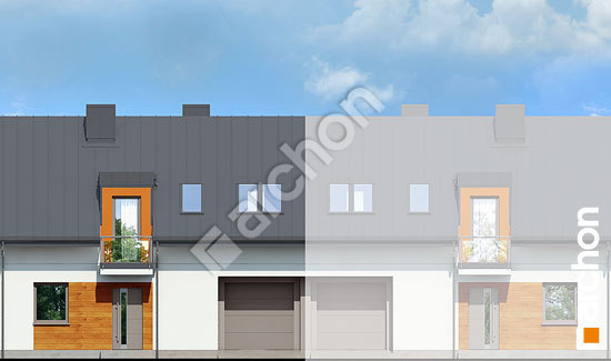 Передний фасад Дом в химонантах (С) вер. 2