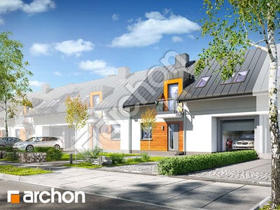 Проект дома ARCHON+ Дом в химонантах (С) вер. 2 