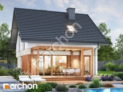 Проект будинку ARCHON+ Будинок в квінслендах 2 Вид 2