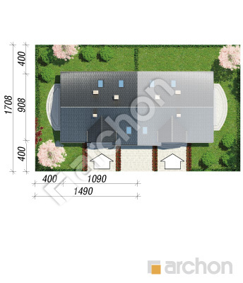 Проєкт будинку ARCHON+ Будинок в люцерні 6 (Б) Ситуація