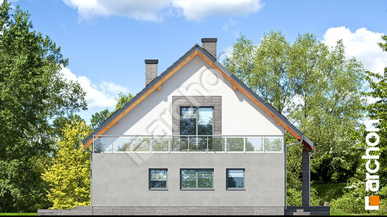 Боковой фасад Дом в гейджее 2 (Г2)