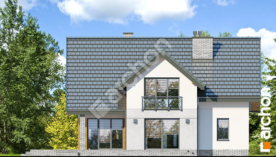 Дворовой фасад Дом в аурорах 3