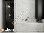Проект будинку ARCHON+ Будинок під гінко 10 (Б) візуалізація ванни (візуалізація 3 від 2)