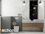 Проект дома ARCHON+ Дом под гинко 10 (Б) визуализация ванной (визуализация 3 вид 1)