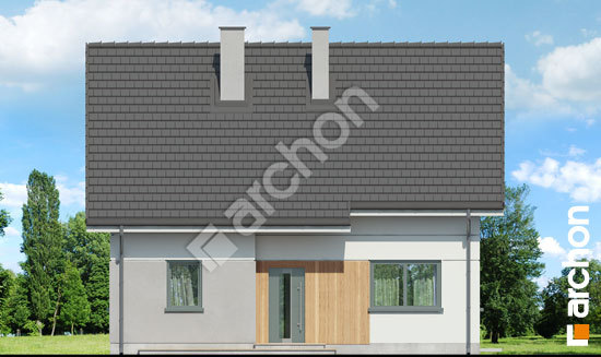 Передній фасад Будинок в хлорофітумі ВДЕ