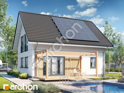 Проект дома ARCHON+ Дом в хлорофитуме ВИЭ 