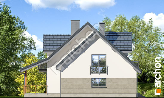 Бочний фасад Будинок у тамарисках 4 (ПН)