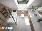 Проект дома ARCHON+ Дом в папаверах (А) визуализация ванной (визуализация 3 вид 4)