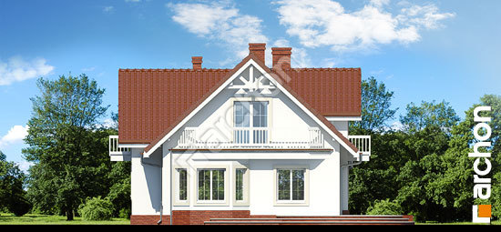 Боковой фасад Дом в лобелиях вер.2